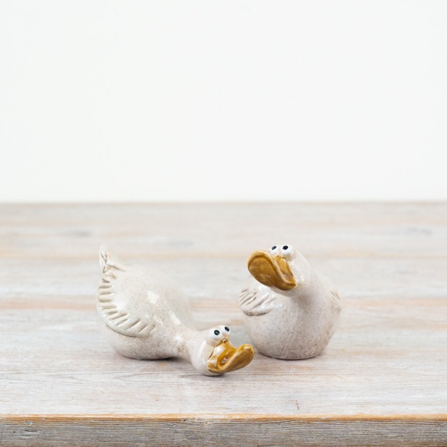 White Duck Figurine, 9.3cm 