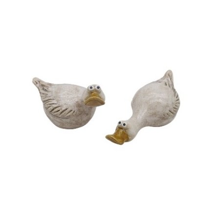 White Duck Ornament, 13.9cm