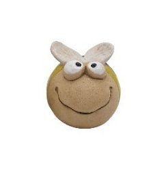 Joyful smiling bee ornament to add some cheer to your decor.