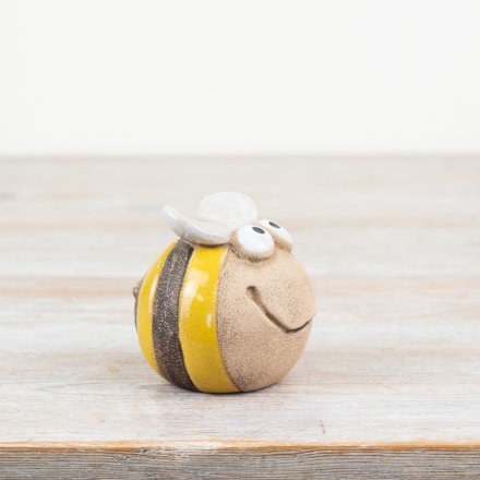 fun smiley face bee ornament 
