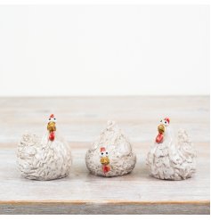 Find Easter cuteness in our charming Rustic Chicken Ornament, with a chic white finish.
