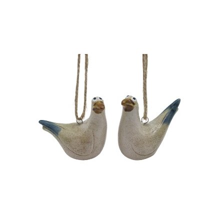 7cm Hanging Seagull Decoration