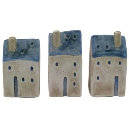 3/A Rustic Village Cottage Deco, 9.7cm 