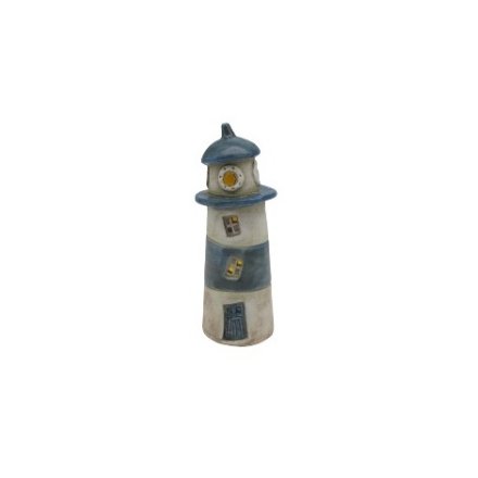 Light Up Decorative Lighthouse, 16.5cm