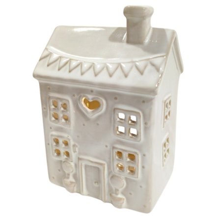 Whimsical 18cm T-Light House Ornament