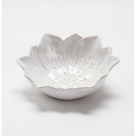 Flower Shaped Trinket Dish, 19cm