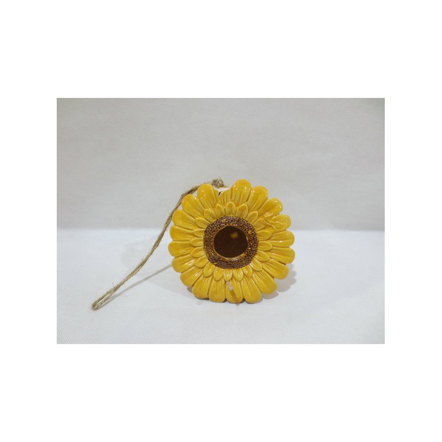 Hanging Sunflower Birdhouse, 15cm