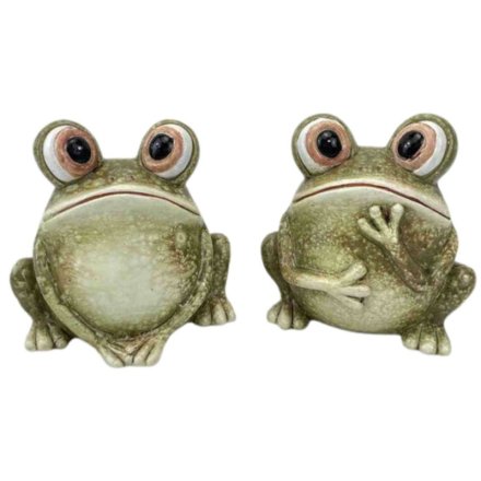 Terracotta Frog Ornament, 10cm