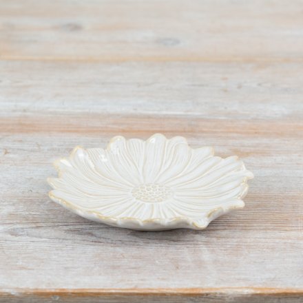 Flower Trinket Dish, 13.5cm