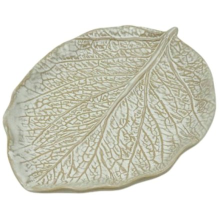 Decorative Leaf Plate, 17cm