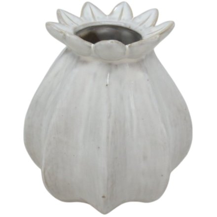 a stylish poppy design bud vase 