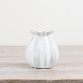 Add a touch of elegance with our modern poppy bud vase.