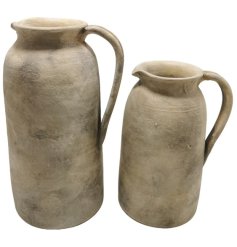 A luxury jug design vase made from terracotta