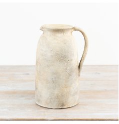 A high-end vase crafted from terracotta