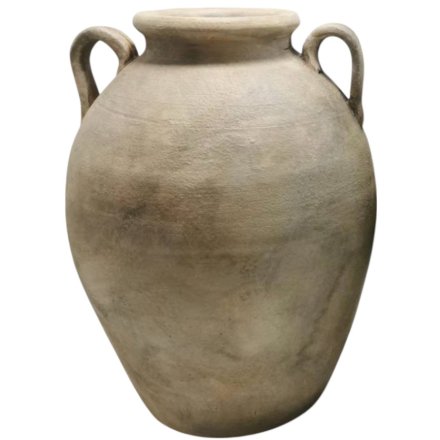 a stylish jug vase with handles