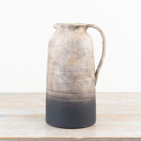 Elegant terracotta vase crafted in a luxury jug style.