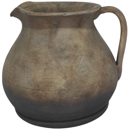 21.5cm Terracotta Jug Vase
