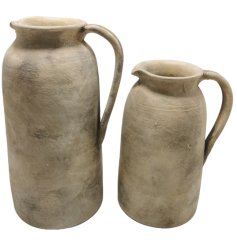 A luxury jug design vase made from terracotta