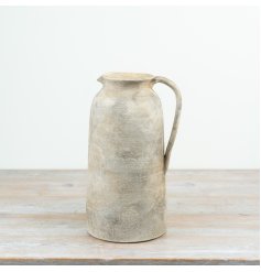 Elegant terracotta vase featuring a stylish luxury jug-inspired design.