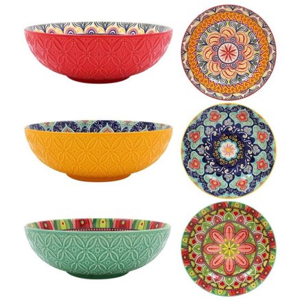 26cm Tuscany Bowls, 3/a 