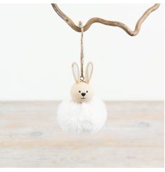 Bring spring vibes to your space with the Bunny Fluffy Hanger.
