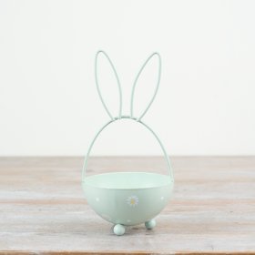 Display chocolates and tasty treats in this pretty pastel coloured egg shaped basket.