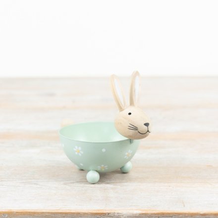 Sage Bunny Bowl, 12cm