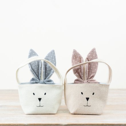2/a Bunny Ears Fabric Bag, 23cm 