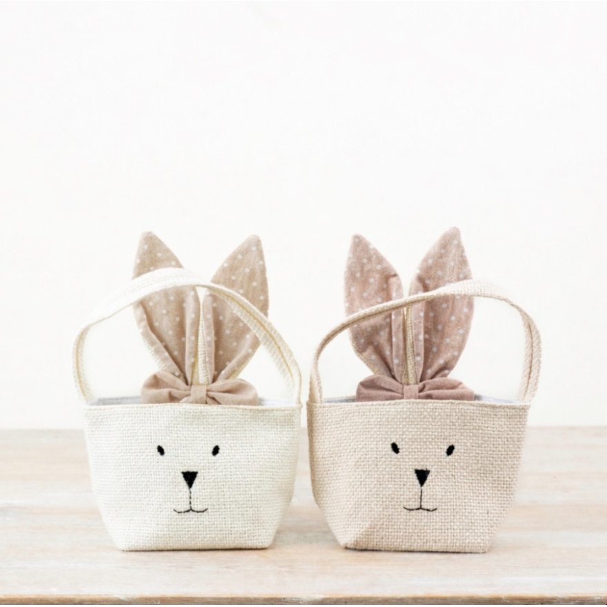 2/a Bunny Ears Fabric Bag, 23cm 