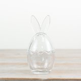 View Bunny Ears Lidded Pot, 16.5cm Details A gorgeous glass pot, perfect for storing tasty Easter treats!