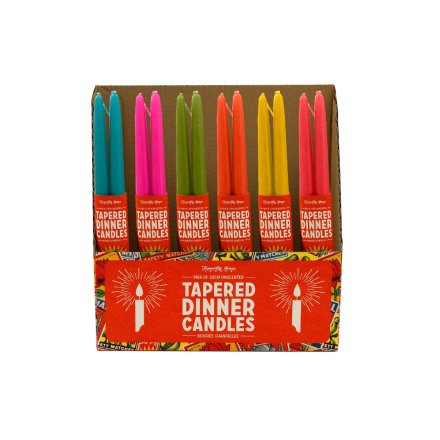 Set of 2 Taper Dinner Candles, 30cm 
