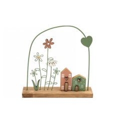 Enhance your home with a natural and elegant touch with this flower house decoration.