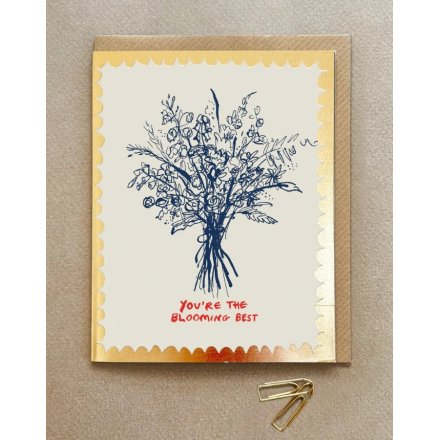 'You're The Blooming Best' Greetings Card, 13.8cm 