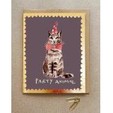 Party like a cat and spread some love with our purr-fect greetings card!