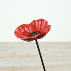 Enhance your garden with the functional and beautiful Poppy Bird Feeder 