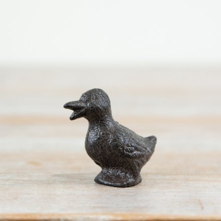 11.4cm Cast Iron Duck Figurine