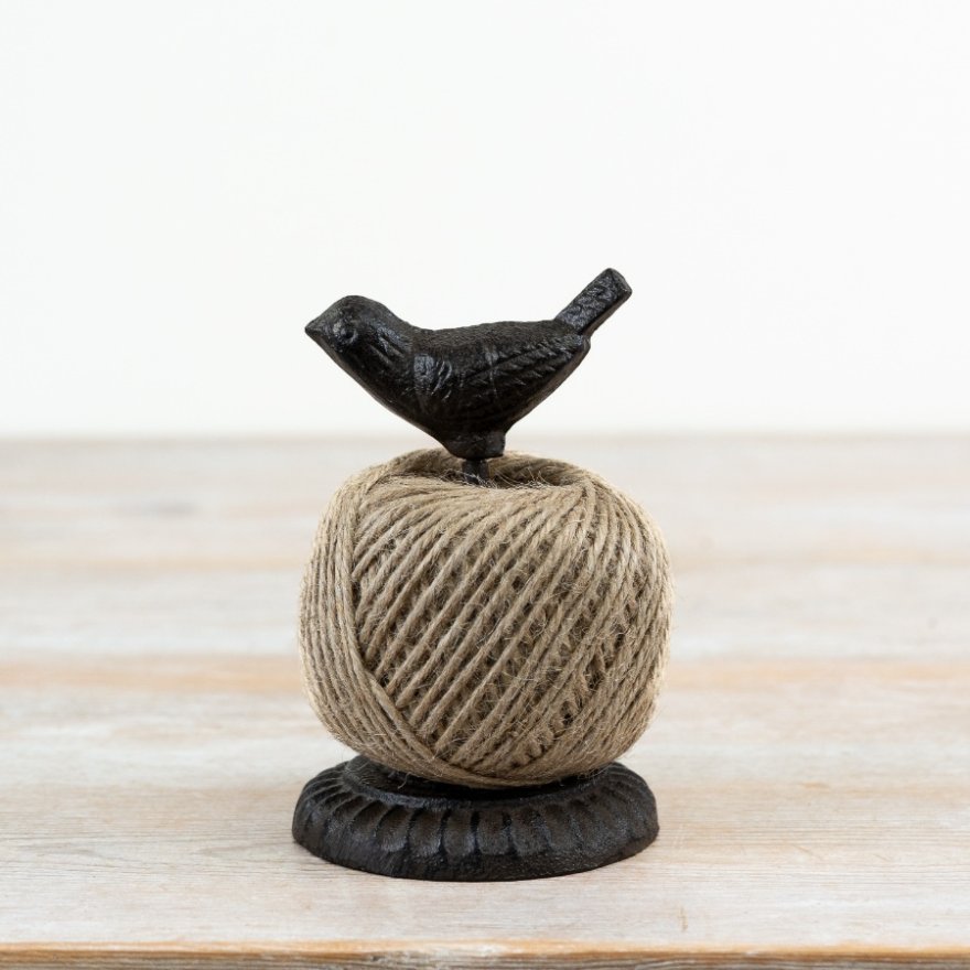 Rustic Twine Holder & Twine, 12cm