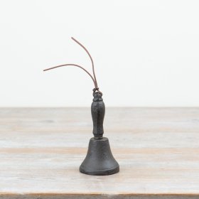 Bring rustic charm to your home with this sturdy and classic Cast Iron Dinner Bell.