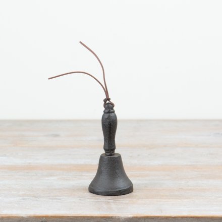 Add a charming rustic touch to your home with the durable Cast Iron Dinner Bell
