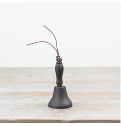 Add a charming rustic touch to your home with the durable Cast Iron Dinner Bell