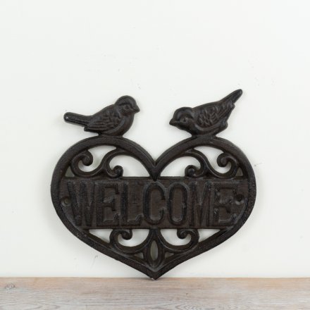 Welcome Heart Sign, 19.3 cm