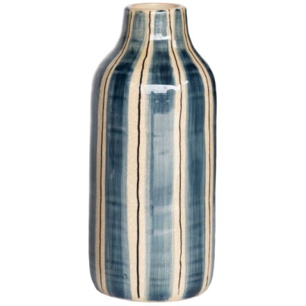 30.5cm Striped Bottle Vase