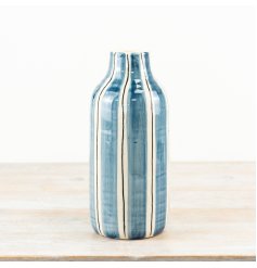 Hand-painted ceramic vase is a must-have for any home décor enthusiast. 