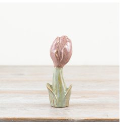 amental pieces delicate and enchanting, this tulip decoration adds charm to any room. Display on a windowsill, mantel, 