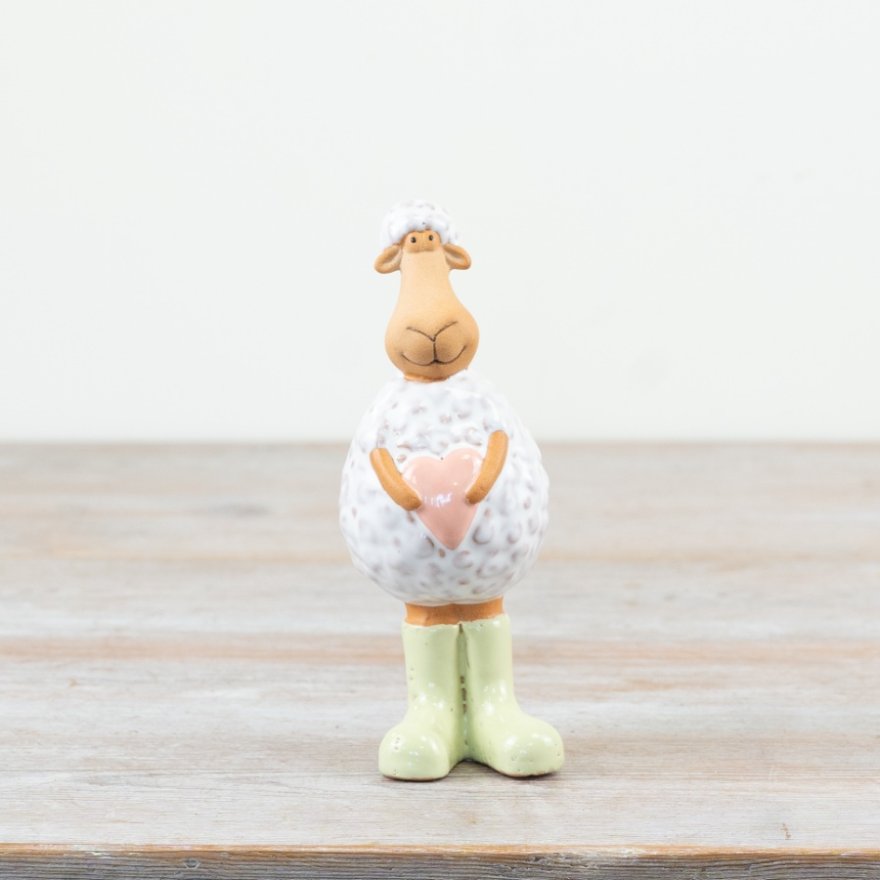 Standing Sheep in Wellies Ornamnet, 15.2cm 