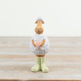 View Sheep in Wellies Ornamnet, 15.2cm Details Add a charming touch to your spring décor with this delightful porcelain Standing Sheep,