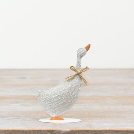 14.5cm Metal Duck Ornament