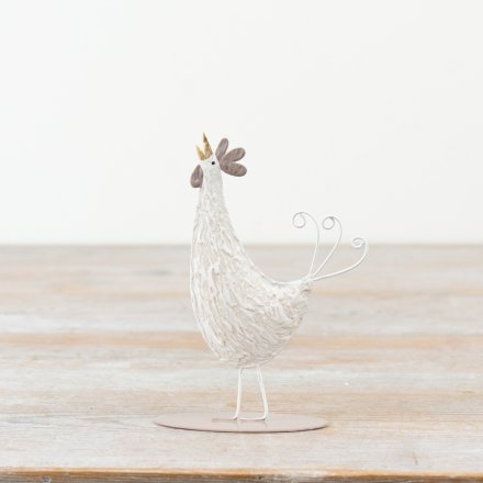 10cm Textured Cock Figurine