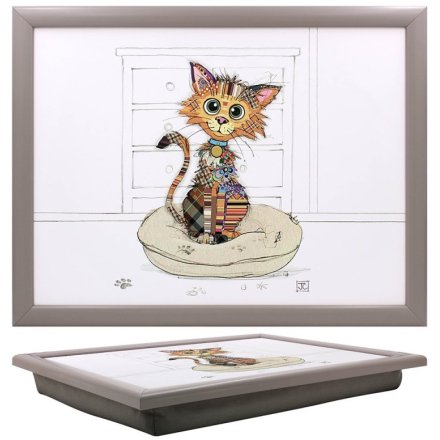 44cm Bug Art Kimba Kitten Laptray 