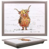 Get cosy and add a touch of countryside charm to your home with our new Bug Art Hamish Highland Cow Lap Tray